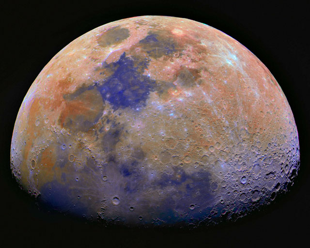 Colors of the Moon